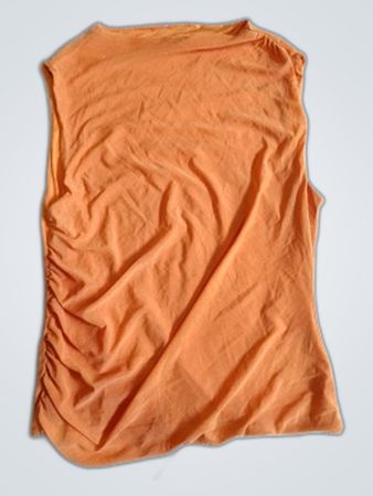 Orange Sleeveless Tank Top