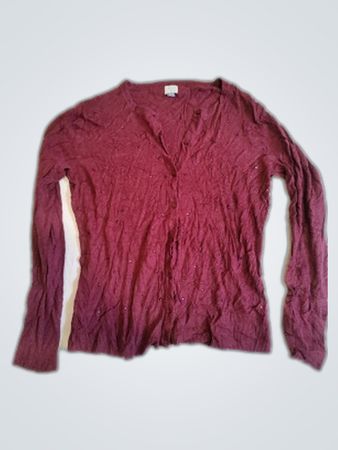 Long Sleeve Maroon Sweater