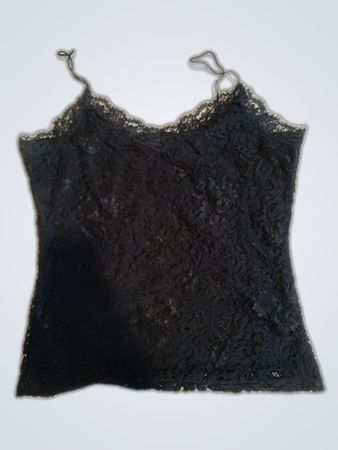 Black Lace Camisole Top