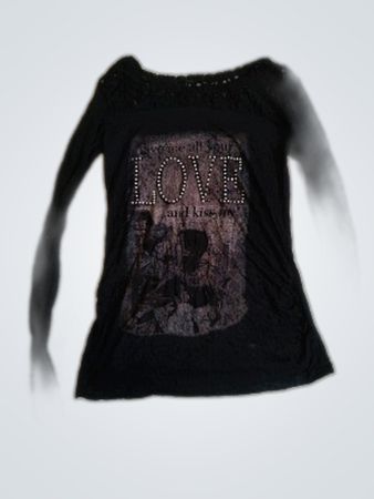 Black Long Sleeve Top