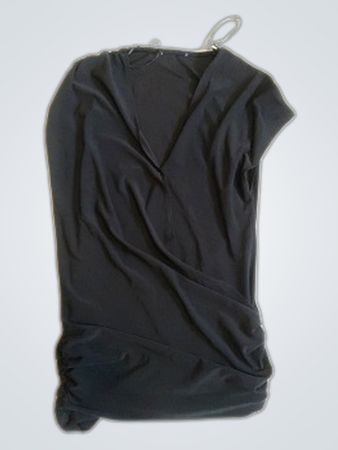 Unbranded Black Asymmetric Blouse