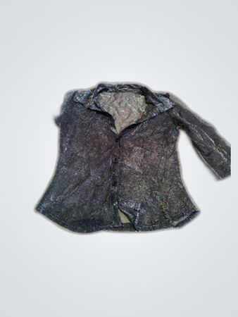 Black Sequin Blouse
