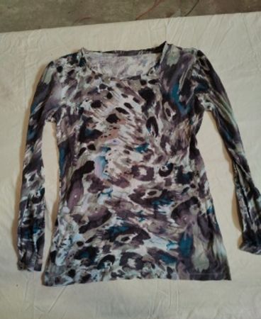 Unbranded Long Sleeve Printed Cotton Top