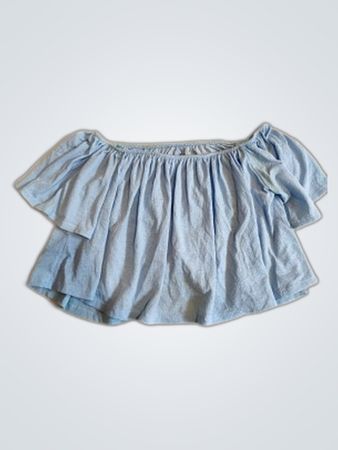 Bershka Off-Shoulder Ruffle Blouse