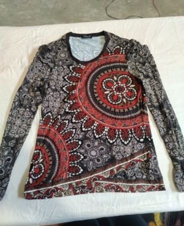 Long-Sleeve Floral Pattern Shirt