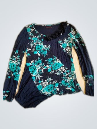 Exquisite Printed Floral Blouse