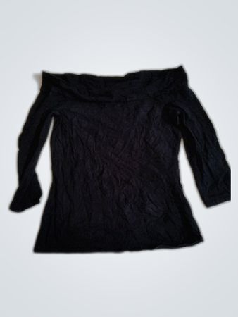 Black Off-The-Shoulder Top