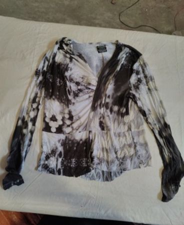 Orwell Printed Wrap Blouse