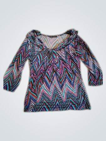 Cassis Collection Printed Blouse