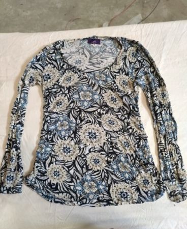 Lila Printed Floral Blouse