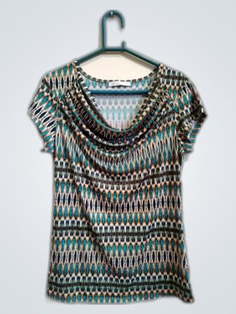 Armand Thierry Printed Blouse