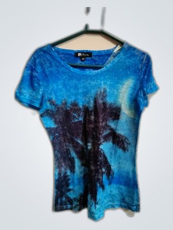 Zelia Printed Palm Tree T-Shirt