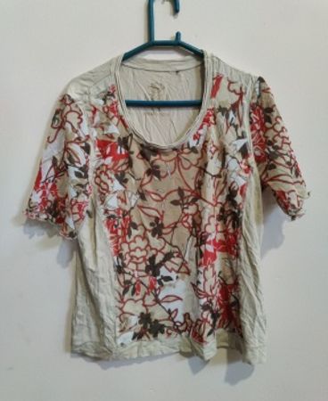 Blouse with Floral Pattern