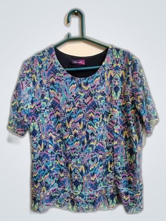 Pluvielles Printed Blouse