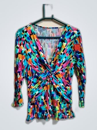 Multicolored Long-Sleeve Top