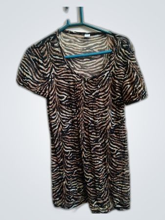 Zebra Print Blouse