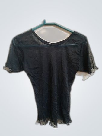 Zara Sheer Blouse Black