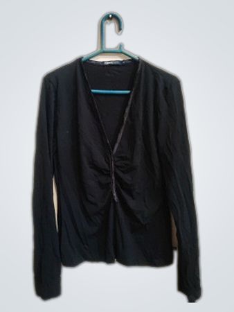 Cerruti Jeans Black Long Sleeve Cardigan