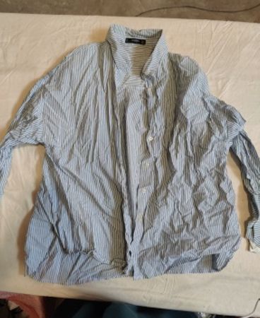 MANGO Striped Shirt