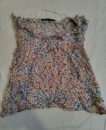 Zara Basic Printed Blouse