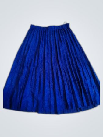 Zara Blue Pleated Mini Skirt