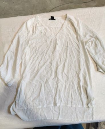 H&M White Loose Blouse