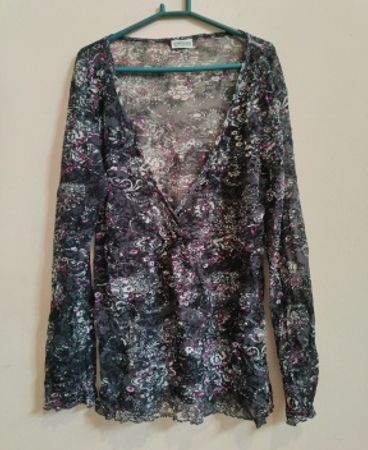Street One Floral Sheer Cardigan