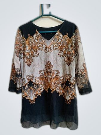 Blouse with Paisley Design