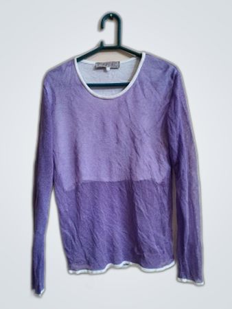Escalade Sheer Long Sleeve Blouse