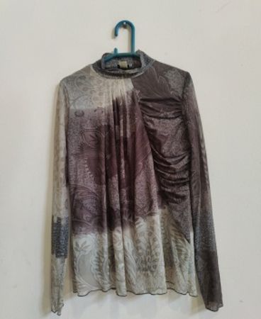 Heine Printed Sheer Blouse