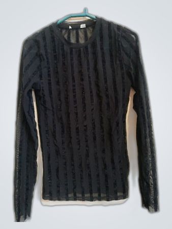 Black Long-Sleeve Sweater