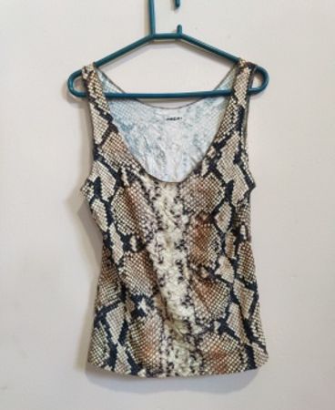 Snake Print Tank Top