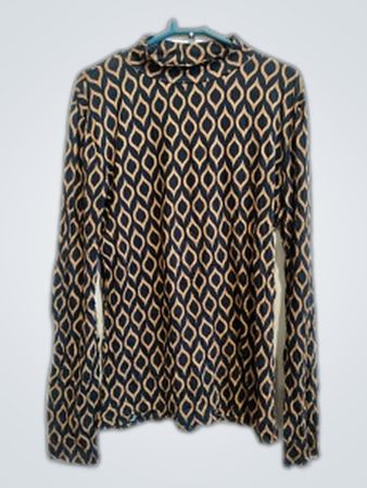 Pescara Geometric Turtleneck Sweater