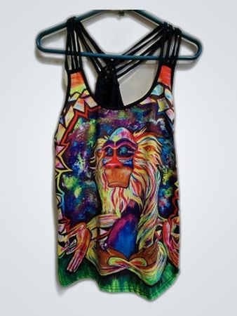 Unbranded Graphic Psychedelic Tank Top