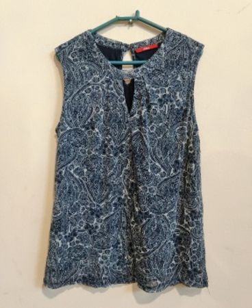 Blue Paisley Dress