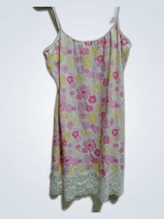 Jilana Floral Lace Trim Camisole