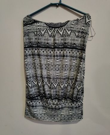 Unbranded Geometric Print Sleeveless Tank Top