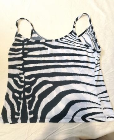 Zebra Print Tank Top