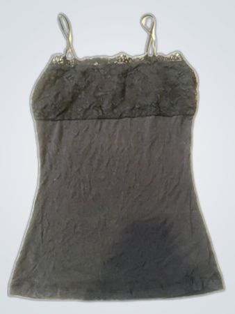 Black Lace Camisole Top
