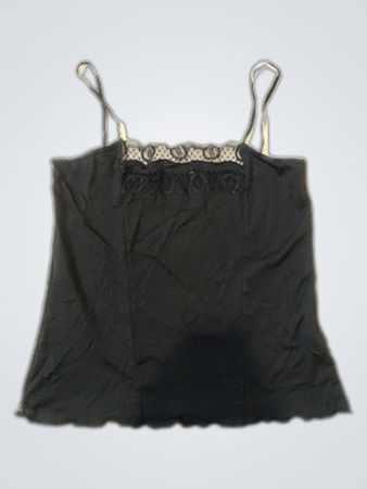 Black Lace Trim Camisole