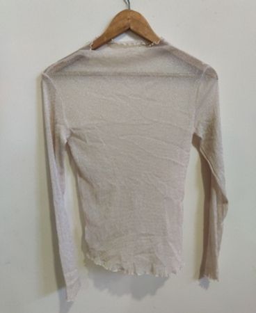Sheer Long Sleeve Blouse