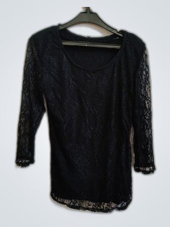 Jean Paul Gaultier Sheer Lace Blouse
