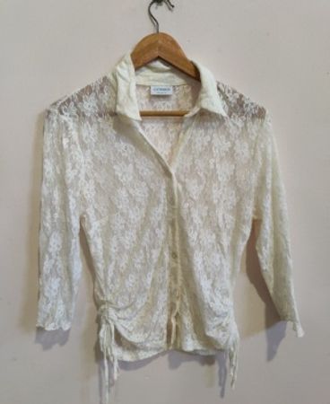 C&A Sheer Lace Blouse