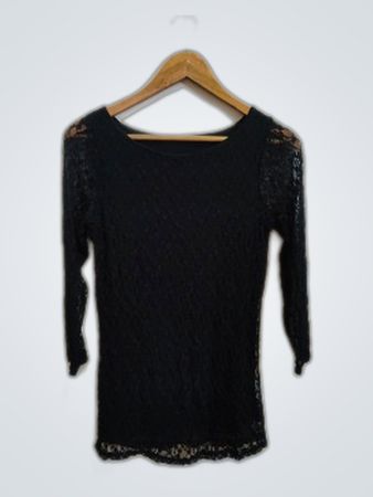 Black Lace Top