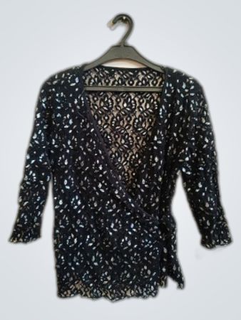 Unbranded Black Lace Cardigan