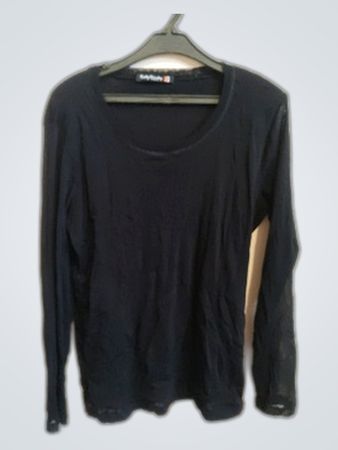 Paul & Shark Black Long-Sleeve Knit Sweater