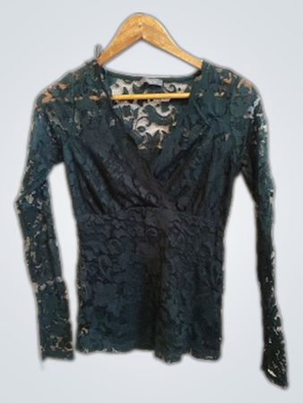 Yessica Green Lace Blouse