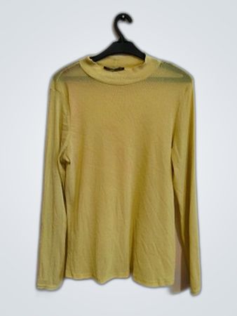 Sisters Point Sheer Long-Sleeve Blouse