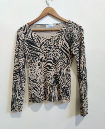 Tessa Printed Leopard Blouse