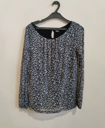Silver Printed Blouse